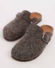 ASOS DESIGN ASOS DESIGN mule loafers in brown felt - 1