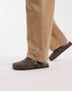 ASOS DESIGN ASOS DESIGN mule loafers in brown felt - 2