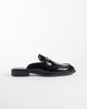 ASOS DESIGN ASOS DESIGN mule loafers with snaffle in crinkled black patent - 2