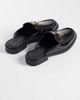 ASOS DESIGN ASOS DESIGN mule loafers with snaffle in crinkled black patent - 4