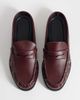 ASOS DESIGN ASOS DESIGN mule penny loafers with ruching in burgundy-Red - 2