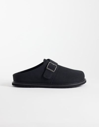 ASOS DESIGN ASOS DESIGN mule sandals with buckle in black