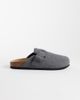ASOS DESIGN ASOS DESIGN mule sandals with cork sole in gray felt - 1