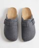ASOS DESIGN ASOS DESIGN mule sandals with cork sole in gray felt - 2