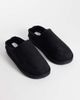 ASOS DESIGN ASOS DESIGN mule slippers in black microfibre with faux fur lining - 2