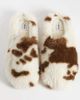 ASOS DESIGN ASOS DESIGN mule slippers in cow print faux fur-MULTI - 2