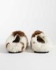 ASOS DESIGN ASOS DESIGN mule slippers in cow print faux fur-MULTI - 4