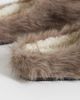 ASOS DESIGN ASOS DESIGN mule slippers in light brown faux fur - 4