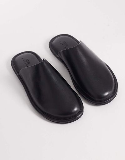 ASOS DESIGN ASOS DESIGN mules in black leather