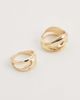 ASOS DESIGN ASOS DESIGN multi-pack of abstract rings in gold tone - 1