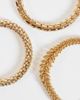 ASOS DESIGN ASOS DESIGN multi-pack of bracelets with mixed chains in gold tone - 2
