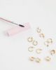 ASOS DESIGN ASOS DESIGN multi-pack of mixed everyday hoop earrings in gold tone - 2