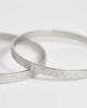 ASOS DESIGN ASOS DESIGN multi-pack of skinny bangles in hammered silver tone - 2