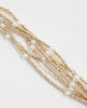 ASOS DESIGN ASOS DESIGN multi-row bracelet with bead and faux pearl design in gold tone - 3