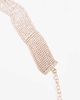 ASOS DESIGN ASOS DESIGN multi-row choker with faux sparkly crystal detailing in gold tone-Orange - 2