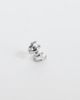 ASOS DESIGN ASOS DESIGN multi-row ear cuff in silver - 3