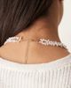ASOS DESIGN ASOS DESIGN multi-row necklace with faux pearl chippings-White - 3
