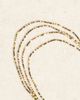 ASOS DESIGN ASOS DESIGN multi-row necklace with green and brown bead details - 2