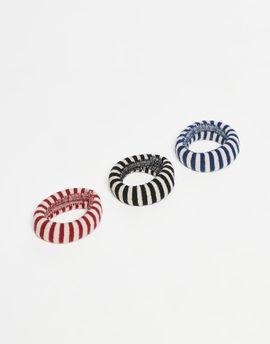 ASOS DESIGN ASOS DESIGN multipack of patterned hair elastics in multi