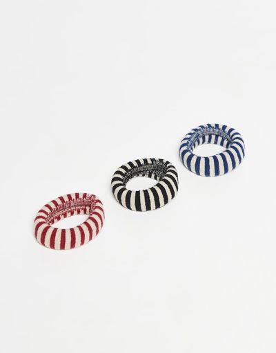 ASOS DESIGN ASOS DESIGN multipack of patterned hair elastics in multi