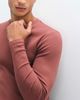 ASOS DESIGN ASOS DESIGN muscle fit long sleeve t-shirt in brown rib-RED - 4