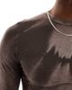 ASOS DESIGN ASOS DESIGN muscle fit long sleeve T-shirt in washed brown - 3