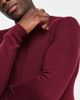 ASOS DESIGN ASOS DESIGN muscle fit premium merino wool turtle neck sweater in burgundy-Red - 3