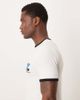 ASOS DESIGN ASOS DESIGN muscle fit ringer t-shirt with city chest graphic in white - 4