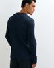 ASOS DESIGN ASOS DESIGN muscle fit smart fit long sleeve T-shirt with v-neck in navy - 4