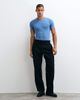 ASOS DESIGN ASOS DESIGN muscle fit T-shirt with notch neck in blue - 2