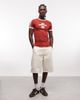 ASOS DESIGN ASOS DESIGN muscle ringer T-shirt with high build sports graphic in red - 3