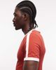 ASOS DESIGN ASOS DESIGN muscle ringer T-shirt with high build sports graphic in red - 4