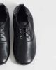 ASOS DESIGN ASOS DESIGN Myriad premium lace-up flat shoes in black leather - 3