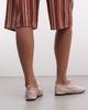 ASOS DESIGN ASOS DESIGN Myriad premium lace-up flat shoes in off-white leather - 3