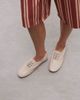 ASOS DESIGN ASOS DESIGN Myriad premium lace-up flat shoes in off-white leather - 4