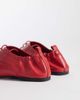 ASOS DESIGN ASOS DESIGN Myriad premium lace-up flat shoes in red leather - 4
