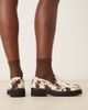 ASOS DESIGN ASOS DESIGN Myrtle premium square toe loafers in cow print-Multi - 4