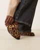ASOS DESIGN ASOS DESIGN Mystic premium flat mules in leopard print-Multi - 4