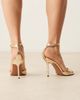 ASOS DESIGN ASOS DESIGN Nano barely there high heeled sandals in gold - 3