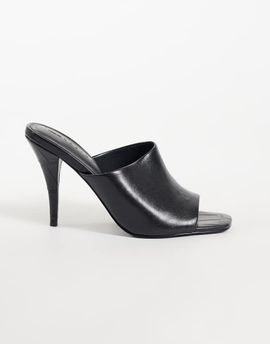 ASOS DESIGN ASOS DESIGN Native cone heeled mules in black