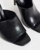 ASOS DESIGN ASOS DESIGN Native cone heeled mules in black - 4