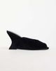 ASOS DESIGN ASOS DESIGN Navigate peep toe wedges in black velvet - 1