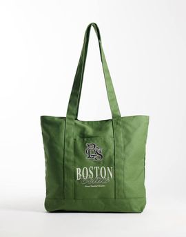 ASOS DESIGN ASOS DESIGN NBA Boston Celtics tote bag in green