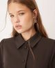 ASOS DESIGN ASOS DESIGN neat fit short sleeve blazer in brown - 3
