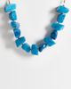 ASOS DESIGN ASOS DESIGN necklace with chunky faux semi-precious stones in blue - 1