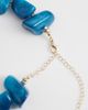 ASOS DESIGN ASOS DESIGN necklace with chunky faux semi-precious stones in blue - 4