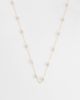 ASOS DESIGN ASOS DESIGN necklace with faux-pearl flowers in gold tone - 1