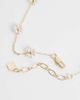ASOS DESIGN ASOS DESIGN necklace with faux-pearl flowers in gold tone - 2
