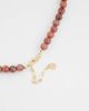 ASOS DESIGN ASOS DESIGN necklace with pink semi-precious beads and cactus pendant-Multi - 4