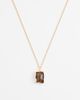 ASOS DESIGN ASOS DESIGN necklace with real semi-precious tigers eye pendant in gold tone - 1